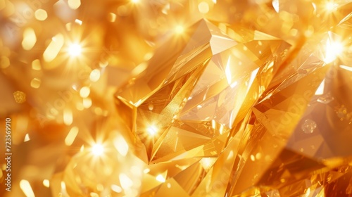 Abstract gold gem texture wallpaper background. shiny gold lights. for ads or gifts wrap and web design.