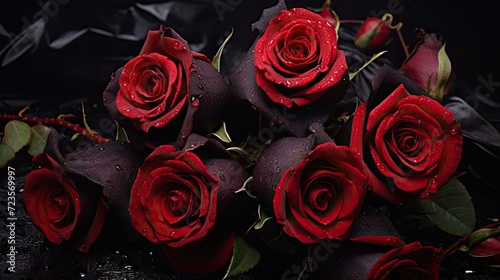 Roses in a Darkened Room