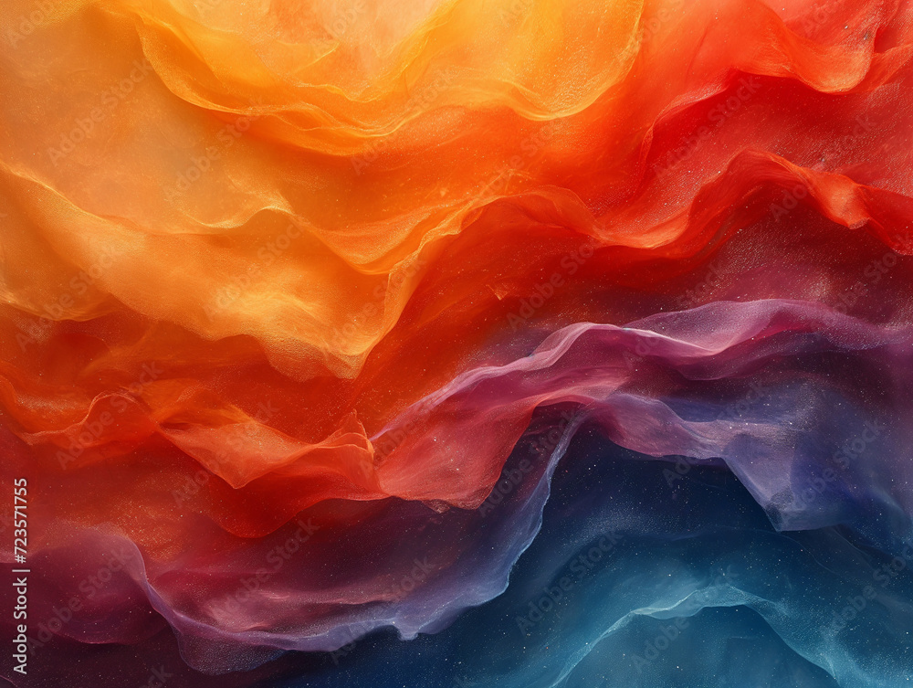 Obraz premium Abstract background with color waves. Modern art style. Art design concept. Background for banner, flyer, advertising, poster.