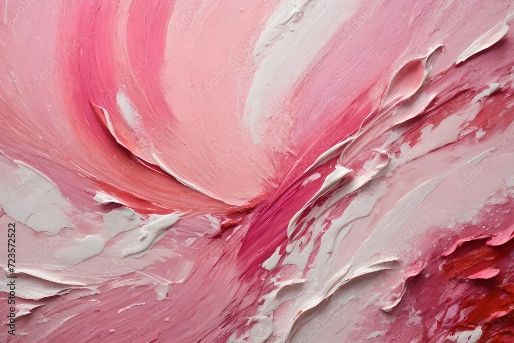 Abstract pink and white texture background painting. Oil, acrylic brushstroke, pallet knife paint on canvas. Abstract pink and white texture background painting. Oil, acrylic brushstroke, pallet knife paint on canvas.