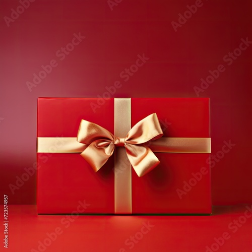 Red Gift Box with a Bow - The Perfect Present