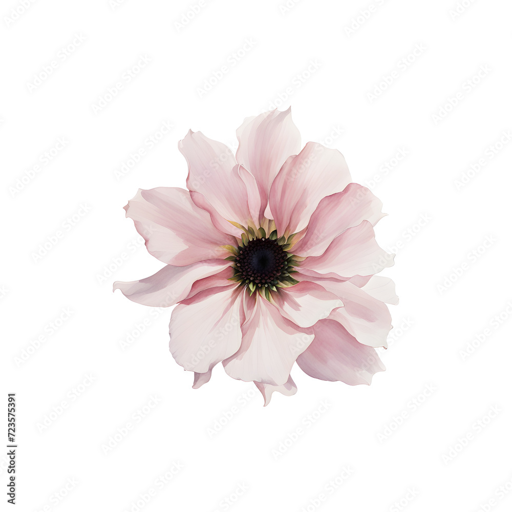 watercolor-of-compressed-petals-in-the-middle-position-with-no-background-embracing-minimalism