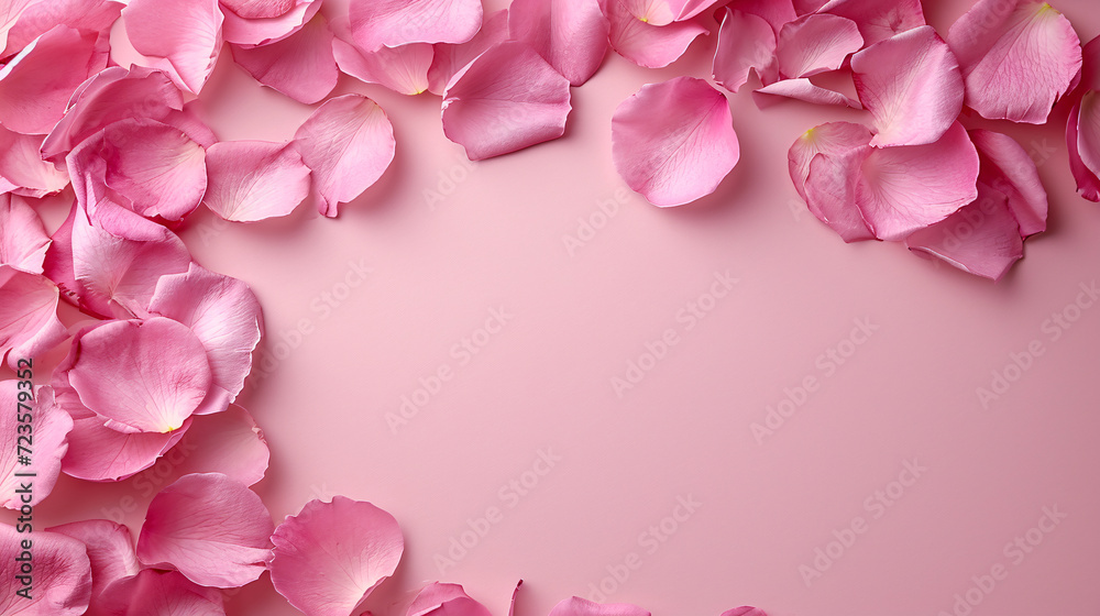 pink rose petals with copy space pink rose petals with copy space