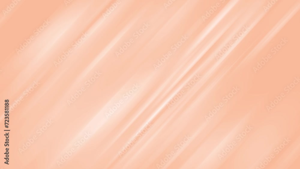 Abstract animated background in the color of the year 2024 peach fuzz