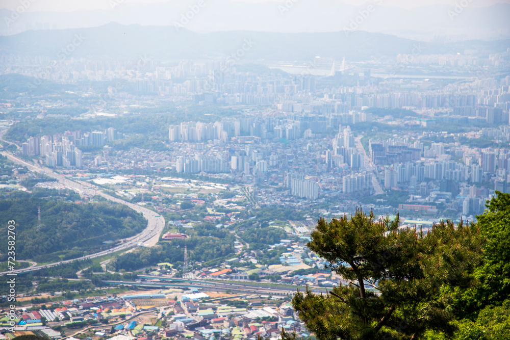 Obraz premium 검단산 전망