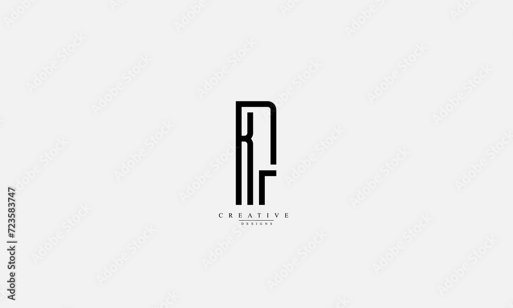 Alphabet letters Initials Monogram logo RF FR R F Alphabet letters Initials Monogram logo RF FR R F