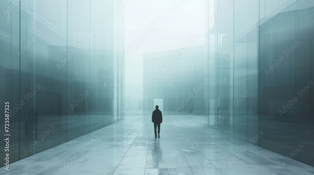 Fototapeta premium Social Media Silence: A Digital Void