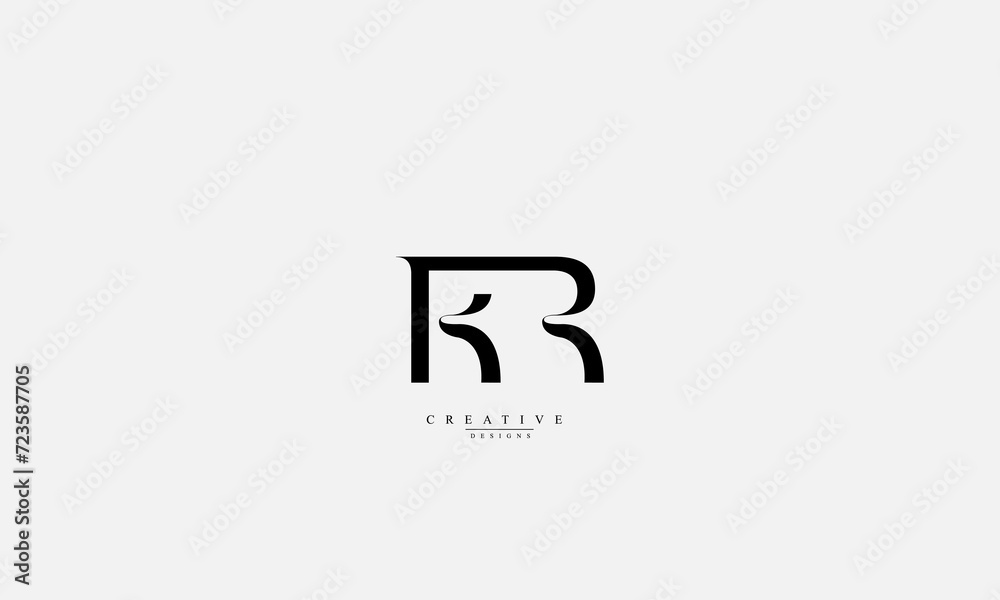 Alphabet letters Initials Monogram logo RR R Alphabet letters Initials Monogram logo RR R