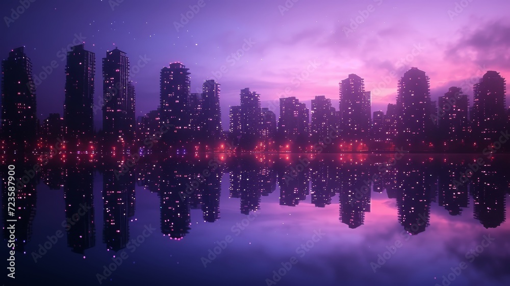 Obraz premium Twilight Sparkle: A Glittering Evening Retreat