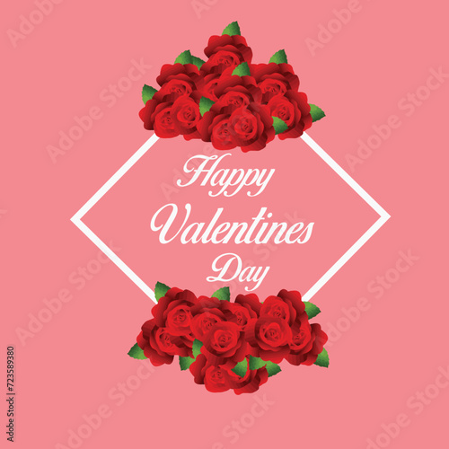 A heart shaped logo entwined with roses radiating warmth and love