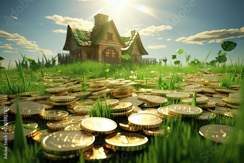 A Sunny Day at the Money House