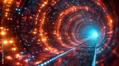 Cybernetic Nexus: connection, wireless, network, futuristic, cyberspace
