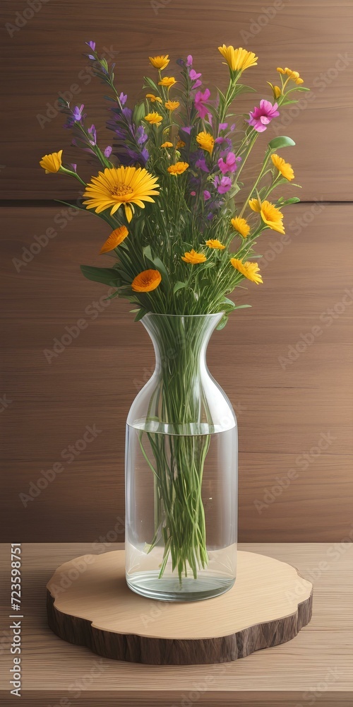 custom made wallpaper toronto digitalbouquet of flowers, Generative AI