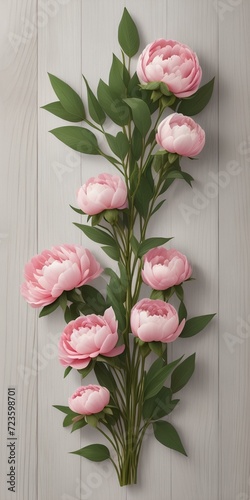 Wallpaper Mural bouquet of tulips, Generative AI Torontodigital.ca