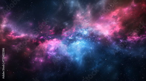 A mesmerizing 3D abstract render of an interstellar nebula  featuring vibrant colors and intricate patterns  ideal for creating a captivating cosmic background. Immerse yourself in the encha