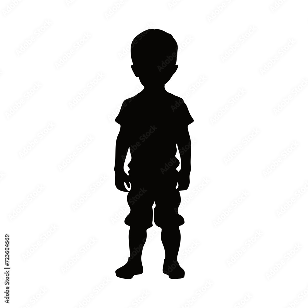 silhouette of a child silhouette of a child