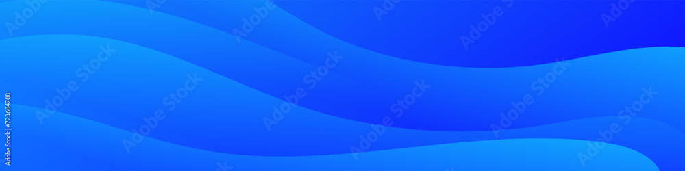 Abstract  blue banner color with a unique wavy design. It is ideal for creating eye catching headers, promotional banners, and graphic elements with a modern and dynamic look.