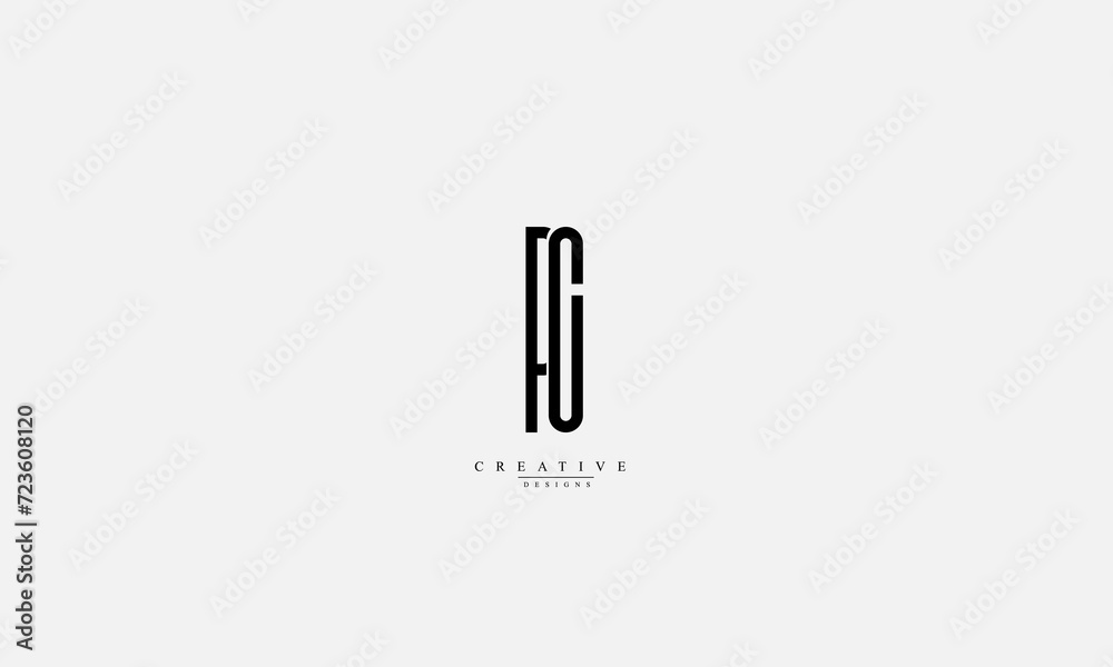 Alphabet letters Initials Monogram logo PC CP P C Alphabet letters Initials Monogram logo PC CP P C