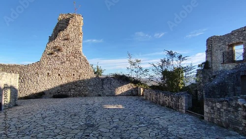 Castropignano - Panoramica del cortile interno di Castello D'Evoli photo