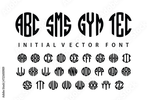 Modern Bold Font. Sans Serif Font. Regular Uppercase Font. Typography urban style alphabet fonts for fashion, sport, technology, digital, movie, abc,sms,gym,tec,logo design, vector illustration photo