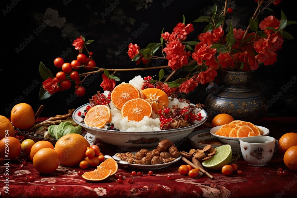 Fruit and Nut Display Fruit and Nut Display
