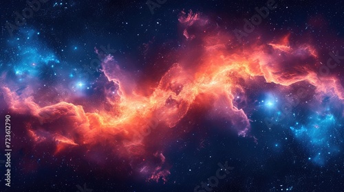 Cosmic Elements in Abstract Nebula Space
