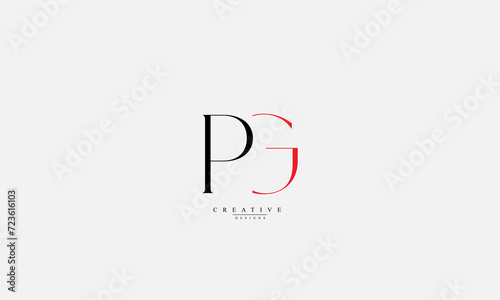 Free Download Alphabet letters Initials Monogram logo PG GP P G - GFXLoad