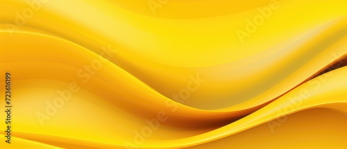 Vibrant and artistic, an abstract organic texture background banner featuring yellow color waving lines, a visually captivating choice, Ai Generated.