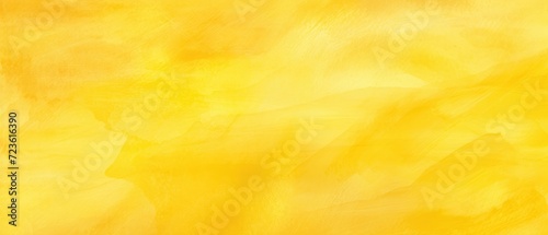 Experience the warmth and artistic appeal of this abstract yellow watercolor-painted paper texture background, Ai Generated. photo