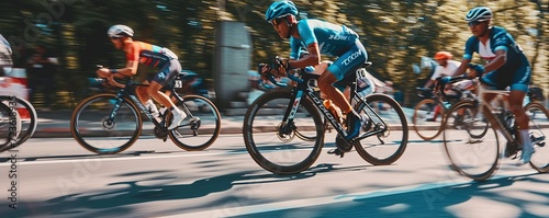 bicycle racing competition to win and win