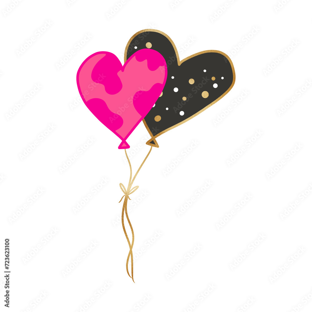 Luxurious Valentine Heart Shaped Balloons