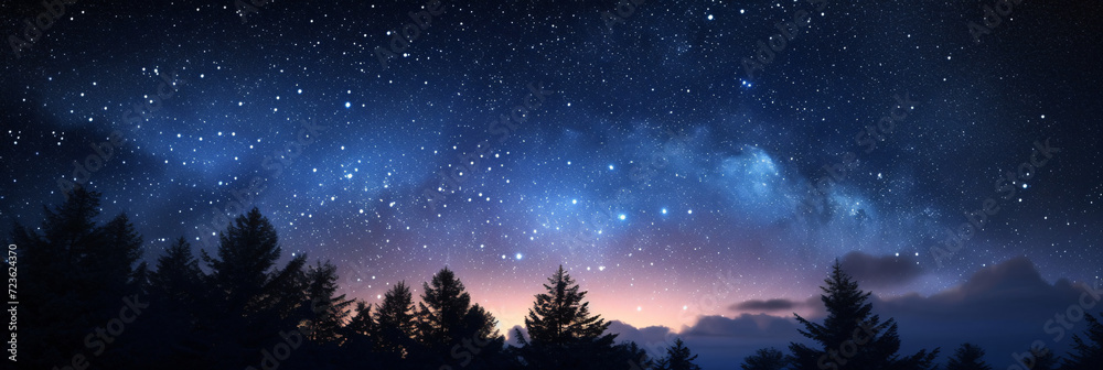 Amazing starry sky
