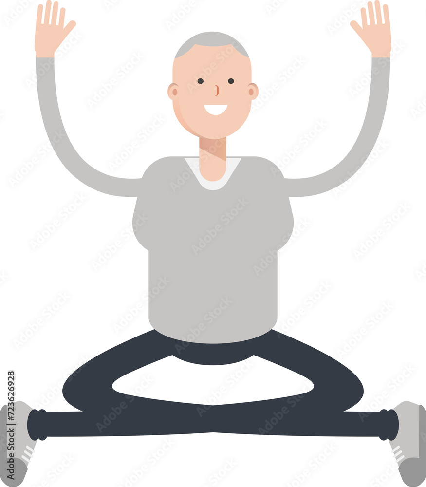 Man Character Sitting Illustration
Man Character Sitting Illustration