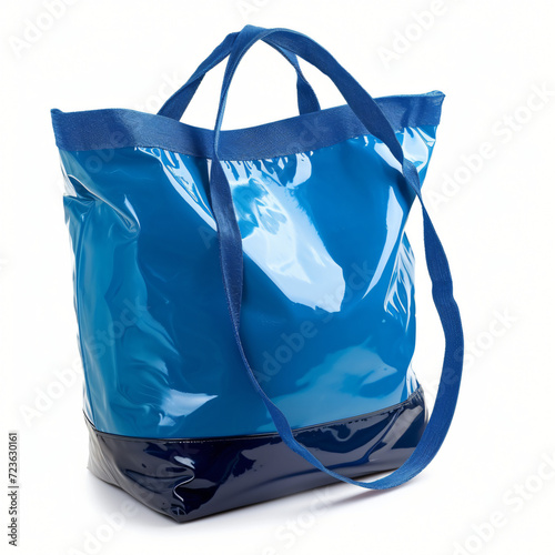 Blue beach bag