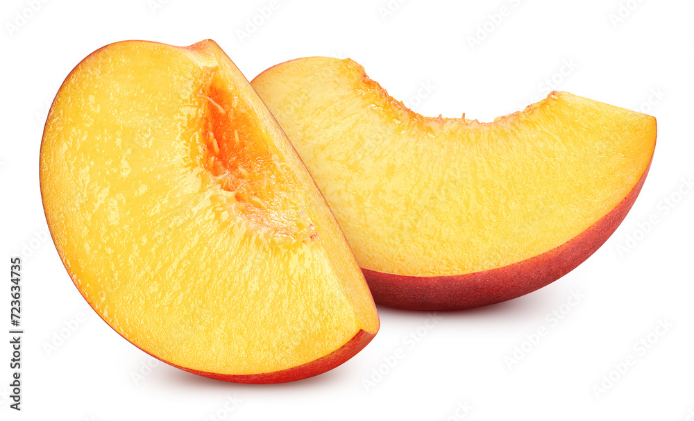 Peach slice clipping path Peach slice clipping path