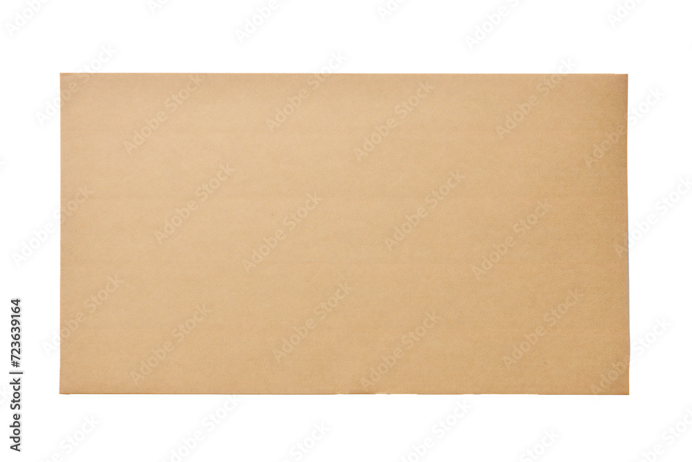 Piece of torn cardboard paper on transparent PNG background Generative Ai Piece of torn cardboard paper on transparent PNG background Generative Ai