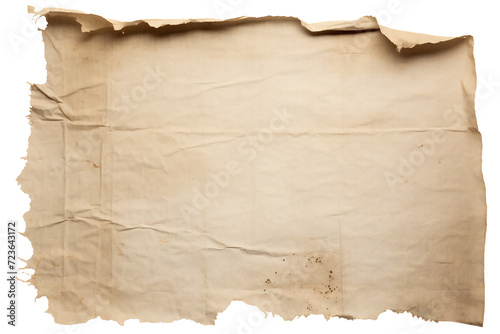 Wallpaper Mural Piece of torn cardboard paper on transparent PNG background Generative Ai Torontodigital.ca