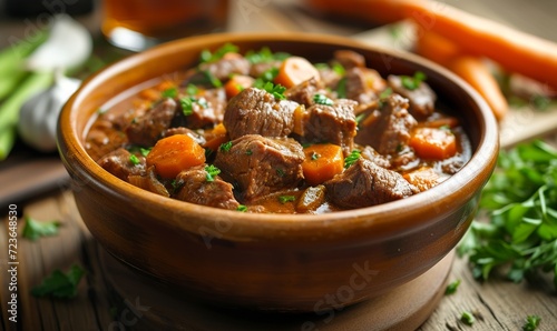 slow-cooked beef stew photo