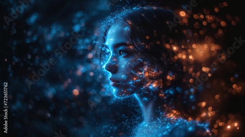 privacy in a digital world realistic with double exposure blue and black color background images for adobe stock --ar 16:9 --style raw --stylize 750 --v 6 Job ID: 6e37fcdb-63df-4d43-b07e-e562676f789a