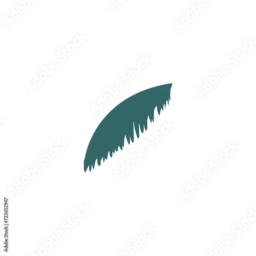 green leaf vector element leaf