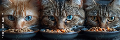 Hungry Tabby Cat Next Empty Feeding, Desktop Wallpaper Backgrounds, Background HD For Designer