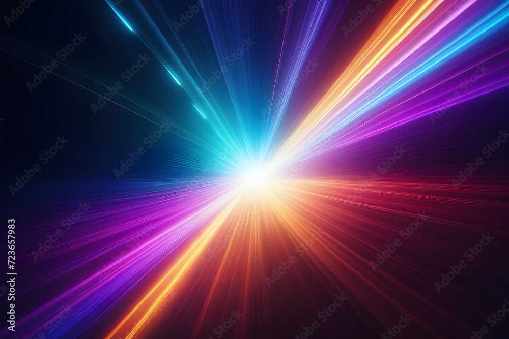 abstract background with rays. 