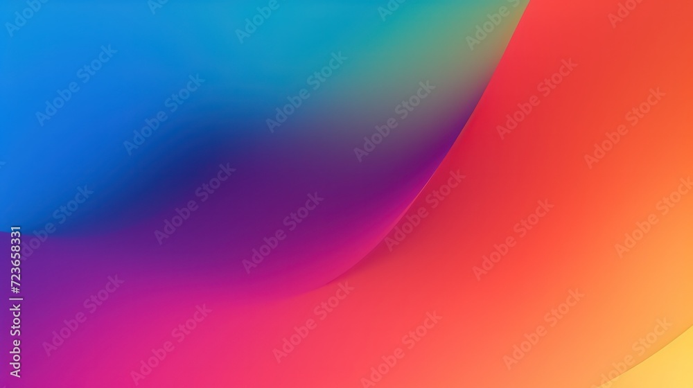 Eye-catching colorful gradient background with elegant curves and a modern artistic vibe - obrazy, fototapety, plakaty 
