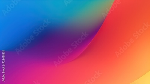Eye-catching colorful gradient background with elegant curves and a modern artistic vibe photo