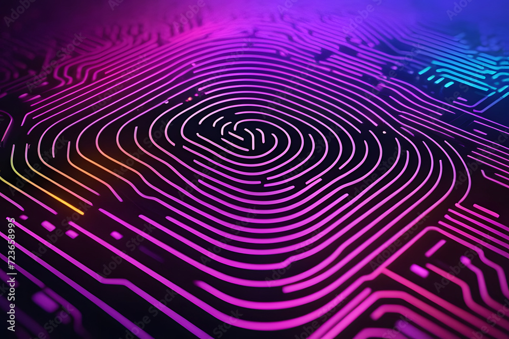 blue circuit board background. 