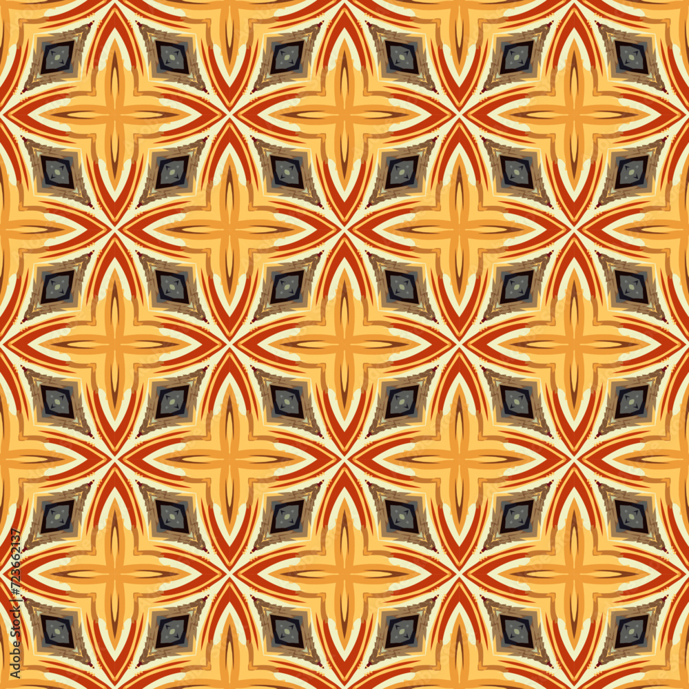 textile simple abstract batik floral