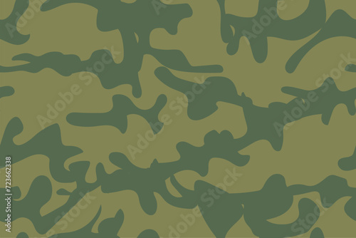 Camouflage Woodland Vector. Green Camo Paint. Vector Seamless Camouflage. Army Brown Canvas. Abstract Camo Spot. Seamless Splash. Digital Dirty Camouflage. Grey Fabric Pattern. Modern Green Pattern. photo