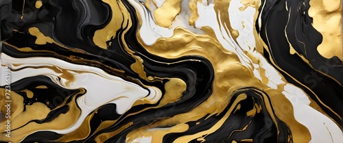  golden and black background with water slaphes photo