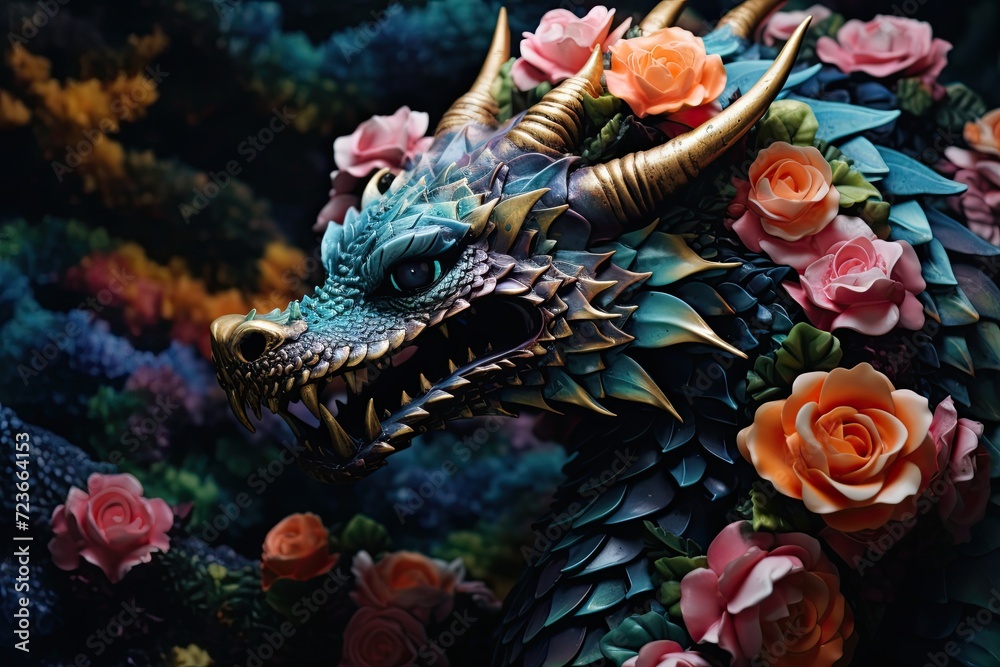 Obraz premium Dragon Flower