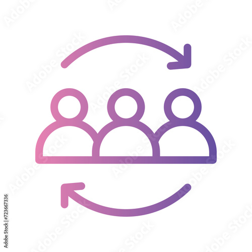 consumer gradient icon